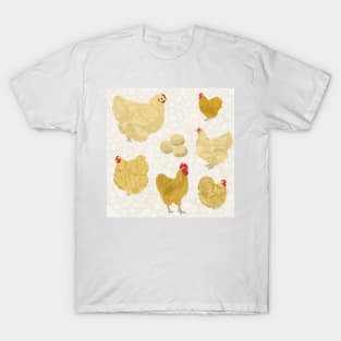 Buff Orpington Chicken White T-Shirt